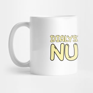 Dialysis Nurse Yellow Mug